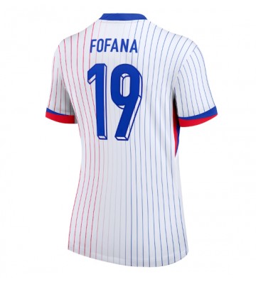 Frankrig Youssouf Fofana #19 Replika Udebanetrøje Dame EM 2024 Kortærmet